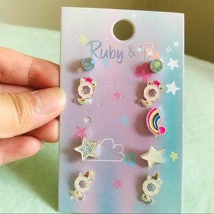 New Ruby & ry girls earring studs